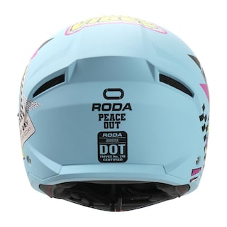 Foto 5 | Foto 5 | Casco Roda Booster Azul Mate Peace Out Mica Humo Abatible Svs