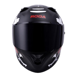 Foto 3 | Foto 3 | Casco Roda Course Negro Rojo Mate Bad Mica Humo Cerrado Svs