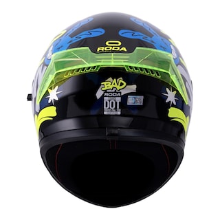 Foto 4 | Foto 4 | Casco Roda Course Negro Amarillo Bad Mica Humo Cerrado Svs
