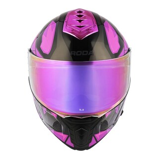 Foto 4 | Foto 4 | Casco Roda Pilot Rosa Grrrowl Mica Rosa Abatible Svs