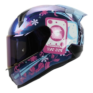 Foto 1 | Foto 1 | Casco Shaft Sh560 Rosa Camaleon Craft S Cerrado Mica Iridium Azul