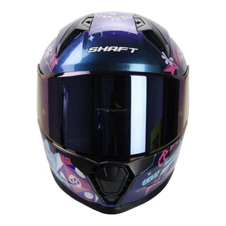 Foto 3 | Foto 3 | Casco Shaft Sh560 Rosa Camaleon Craft S Cerrado Mica Iridium Azul