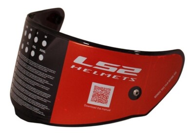 Foto 1 | Foto 1 | Mica para Casco Ls2 Ff353 color Negro/ Rojo