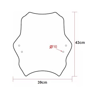 Foto 2 | Foto 2 | Parabrisas Universal Eo Safe Imports Esi-7963 Transparente para Moto