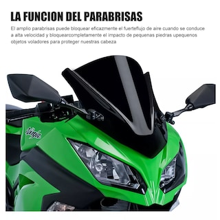 Foto 4 | Foto 4 | Parabrisas De Motocicleta Protección Contra Lluvia  Eo Safe Imports Esi-13791 Negro