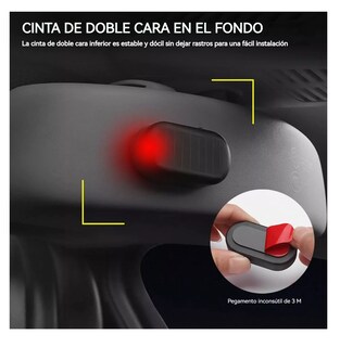 Foto 5 | Foto 5 | Alarma De Simulador De Coche Luz Led Solar De Seguridad 2 Pcs Negro