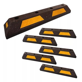 Foto 1 | Foto 1 | Topes Estacionamiento con Anti Reflejante Eo Safe Imports Esi-10186 Negro 6 Piezas
