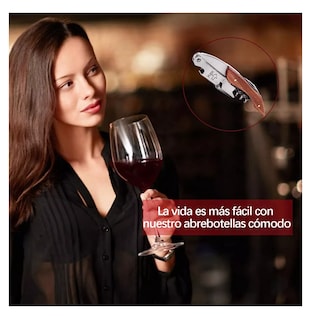 Foto 3 | Foto 3 | Sacacorchos Profesional Lab.g Descorchador Destapador Vinos 5 Pzs Cafe Claro