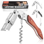 Sacacorchos Zulay Professional Con Cortador De Papel De Palisandro - Venta Internacional.