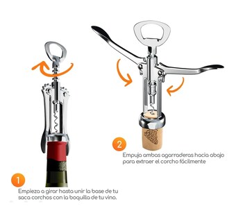 Foto 4 | Foto 4 | 3 Piezas Destapador De Vino/destapa Corchos/saca Corchos Plata