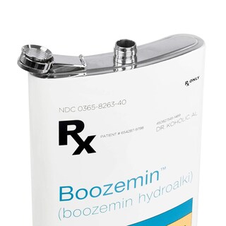 Foto 4 | Foto 4 | Frasco Just Funky Rx Boozemin De Acero Inoxidable  1 9 L - Venta Internacional.