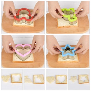 Foto 2 | Foto 2 | Set De Cortadores De Sándwiches Hhyn Mickey Mouse, Dinosaurio, Estrella Y Corazón - Venta Internacional.