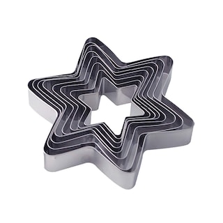Foto 1 | Foto 1 | Juego De Cortadores De Galletas Kalaien En Forma De Estrella De Acero Inoxidable 10 Unidades - Venta Internacional.