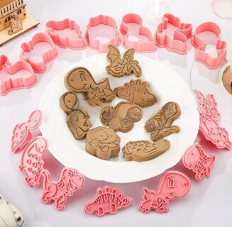 Foto 2 | Foto 2 | Xtellar Set De 8 Cortadores De Galletas Con Forma De Dinosaurio