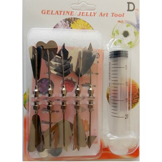 Foto 1 | Foto 1 | Jeringas y Boquillas para Decorado 3d Chic Fantasy Modelo D color Plateado Ideal para Postres