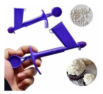 Foto 2 | Foto 2 | Aplicador de Perlas Grageas de Azucar Aleissi color Púrpura para Pastel Fondant Perlas Grandes y Medianas