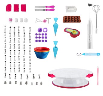 Foto 1 | Foto 1 | Kit de Decoración de Pasteles Malubero Multicolor 308 Piezas