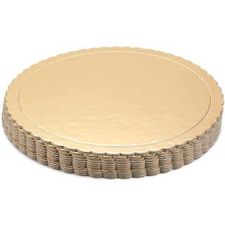 Foto 6 | Foto 6 | Tabla Para Tartas Juvale Gold Festoneada De 10 Pulgadas, Redonda (paquete De 12) - Venta Internacional.