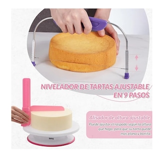 Foto 4 | Foto 4 | Kit De Reposteria Completo Con Espatula Y Base Gira 202 Pzas