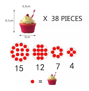 Foto 4 | Foto 4 | Soporte para Cupcakes de Postre Acrílico 4 Niveles con Led Redondo Transparente