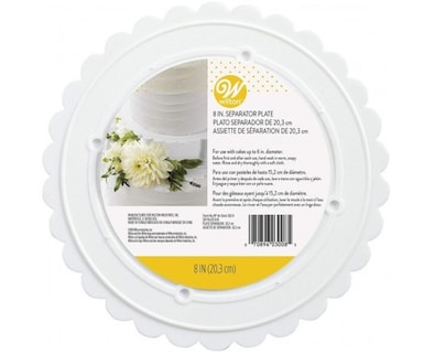 Foto 1 | Foto 1 | Wilton Plato Redondo Blanco Festoneado 20.3 Cm. 1 Pz.