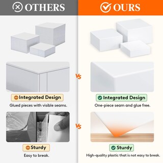 Foto 3 | Foto 3 | Elevadores Y Soportes Para Buffet Lifewit, 6 Unidades, Cajas Cúbicas Blancas - Venta Internacional.