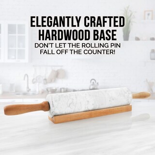 Foto 6 | Foto 6 | Rollo Zulay Kitchen Mármol 43 Cm Soporte Y Mango de Madera de Haya - Venta Internacional
