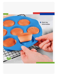 Foto 4 | Foto 4 | Molde De Silicón Xtellar Para Hornear Cupcakes O Muffins Slim