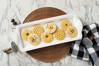 Foto 5 | Foto 5 | Venta Internacional - Sellos Para Galletas Nordic Ware Cast Honeybee 3 Unidades Plateados
