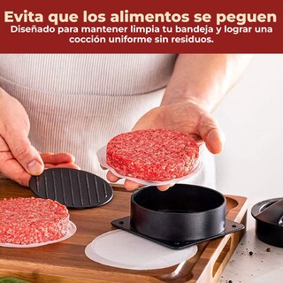Foto 5 | Foto 5 | Set De 100 Papeles Antiadherentes Para Cocina Y Parrilla De 11.4 cm
