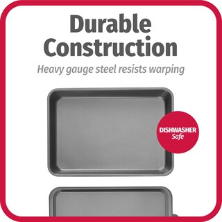 Foto 6 | Foto 6 | Molde Para Hornear Tartas Goodcook De Acero Antiadherente Con Tapa, 9 X 13 Pulgadas, Gris - Venta Internacional.