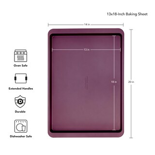 Foto 2 | Foto 2 | Bandeja Para Hornear Kitchenaid Con Forma De Remolacha Antiadherente, 33 X 46 Cm, Aluminizada - Venta Internacional.