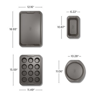 Foto 7 | Foto 7 | Juego De Utensilios Para Hornear Ninja Foodi Neverstick Premium De 5 Piezas, Color Gris - Venta Internacional.