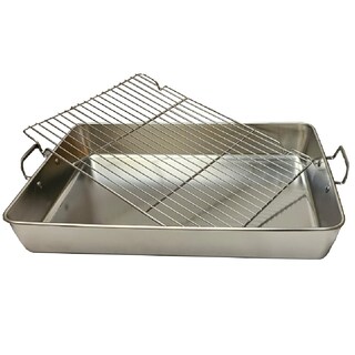 Foto 1 | Foto 1 | Charola Para Hornear Con Rejilla 41x31x6 Cm Aleissi 701438