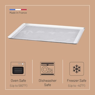 Foto 3 | Foto 3 | Bandeja De Horno De Buyer De Aluminio Perforado 40x30 Cm - Venta Internacional.