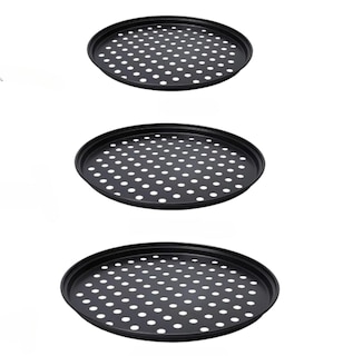 Foto 1 | Foto 1 | Xtellar Premium Set De 3 Charolas Antiadherentes Para Pizza De Acero Al Carbono (10-13 Pulgadas)