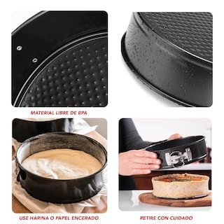 Foto 8 | Foto 8 | Moldes para Hornear Pasteles Rd Royal Cook Desmontable Antiadherente
