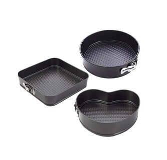 Foto 1 | Foto 1 | Moldes de Repostería Malubero color Negro Desmontables para Tartas 3 Piezas