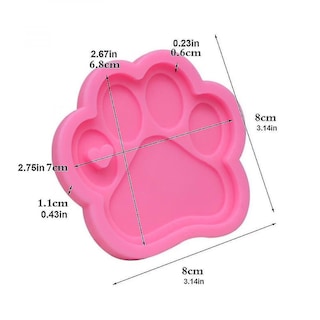 Foto 3 | Foto 3 | Juego De Utensilios De Cocina Para Hacer Tú Mismo, Molde De Silicona Para Tartas Con Forma De Pata D - Venta Internacional.