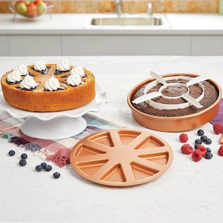 Foto 5 | Foto 5 | Juego De Moldes Para Tartas Antiadherentes De 3 Piezas Con 2 Tazones De Aleación De Café - Venta Internacional.