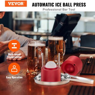 Foto 2 | Foto 2 | Máquina Para Hacer Bolas De Hielo Ice Ball Press Vevor De 2.4 Pulgadas Con Pinza Roja - Venta Internacional.