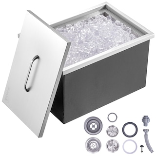 Foto 1 | Foto 1 | Enfriador De Hielo Vevor Drop In Ice Cofre, 43,5 L, Acero Inoxidable - Venta Internacional.