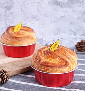 Foto 5 | Foto 5 | Moldes Desechables Beasea, Papel De Aluminio De 235 Ml, Paquete De 100 Con Tapas - Venta Internacional.