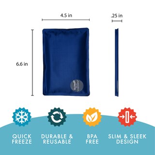 Foto 5 | Foto 5 | Ice Packs Fit & Fresh Cool Coolers Soft Ice, Paquete De 2 Tintes Azules - Venta Internacional.