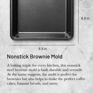 Foto 2 | Foto 2 | Brownie Mold De Buyer Antiadherente Perfecto Para Brownies Pasteles Y Pan - Venta Internacional.