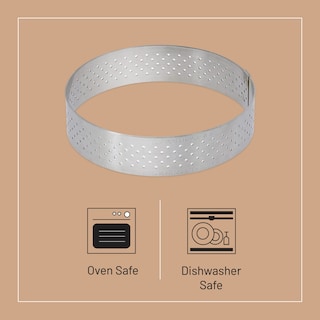 Foto 3 | Foto 3 | Tart Ring De Buyer Redondo Perforado 10 Cm De Diámetro Y 2 Cm De Altura - Venta Internacional.