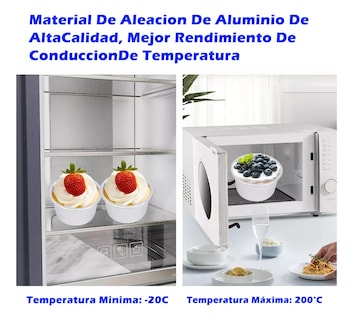 Foto 5 | Foto 5 | Molde Pastelero Redondo Para Repostería De Aluminio 10piezas