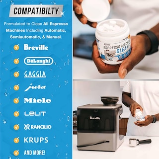 Foto 5 | Foto 5 | Tabletas Limpiadoras Para Máquinas De Café Espresso, 120 Tabletas, Compatibles - Venta Internacional.