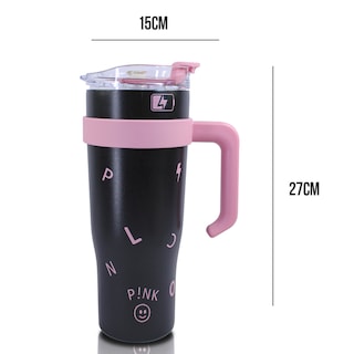 Foto 2 | Foto 2 | Vaso Térmico Playbox de Acero Inoxidable con Popote 1200 ml