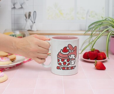 Foto 5 | Foto 5 | Taza Sanrio My Melody De Cerámica Para Magdalenas De Fresa, 500 Ml - Venta Internacional.
